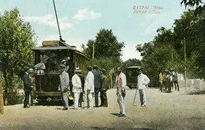 Patras Prints: Electric Trams at Patras, Greece