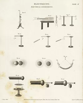 Sciences Collection: Electrical experiments, 18th century