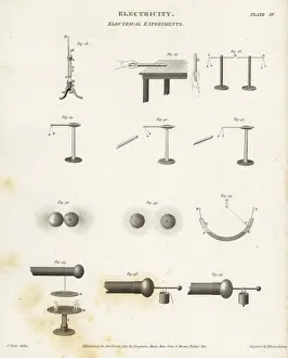Experiments Prints: Electrical experiments, 18th century