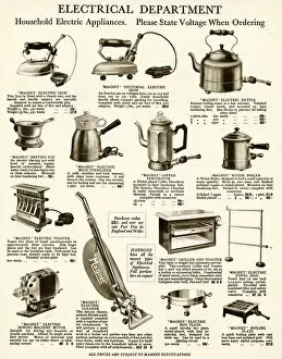 Irons Gallery: Electrical Magnet appliances 1929