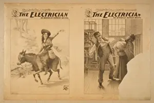 The electrician an American comedy drama : Chas. E. Blaney s