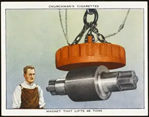 Magnet Prints: Electro-Magnet / Cig Card