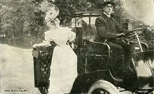 Tilley Prints: Electromobile Vintage Car - Automobile