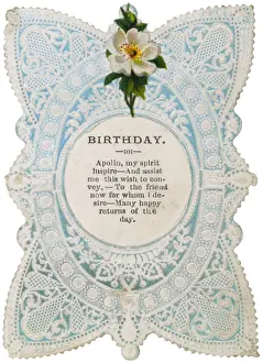 Birthdays Prints: Elegant Card