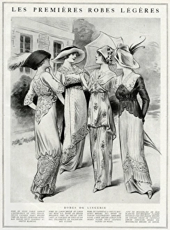 Images Dated 8th April 2016: Elegant garden dresses 1912