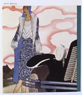 Elegant Lady and Car