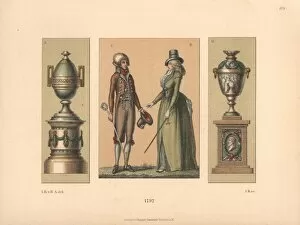 Elegant Parisian man in the 1792 style