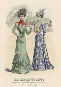 Two Elegant Ladies