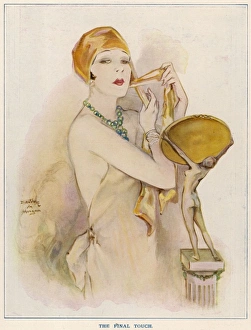 Lip Stick Gallery: Elegant young woman -- The Final Touch