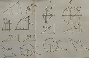 Benito Prints: Elementos de Matematica by Spanish architect Benito Bails