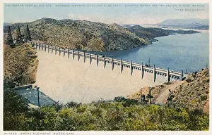 Butte Prints: Elephant Butte Dam, Rio Grande, New Mexico, USA