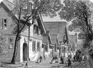 Images Dated 22nd February 2005: The Elephant House, London Zoo, 1869