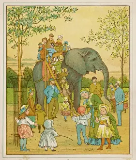 Elephant Prints: Elephant Ride 1