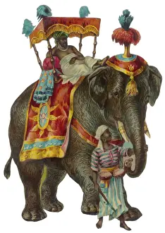 Elephants Prints: Elephant and Rider