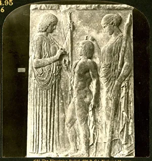 Eleusinian relief, National Museum, Athens