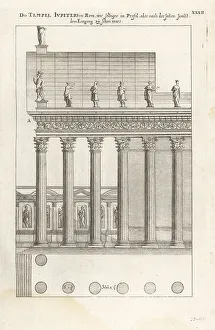 Elevation of the Temple of Serapis, Jupiter's Temple, Rome