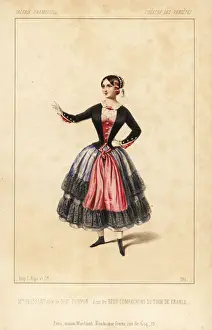 Varietes Prints: Elisabeth Bressant as Nini Pompon in Les Deux