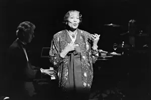 Elisabeth Welch in concert at the Almeida Theatre, London du