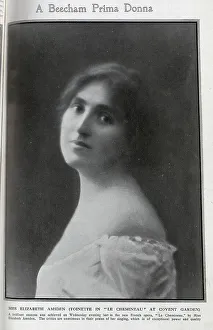 Soprano Prints: Elizabeth Amsden, soprano (1881-1966)