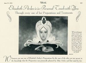Personal Gallery: Elizabeth Arden is in Personal Touch with you. Photograph by Baron Adolph de Meyer for