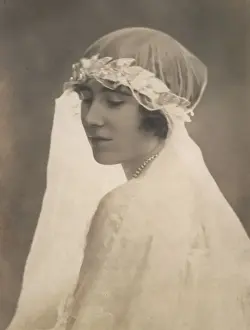 Brides Maids Prints: Elizabeth Bowes-Lyon as a bridesmaid
