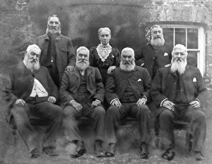 Images Dated 16th February 2011: Elizabeth Gatley and her bearded brothers