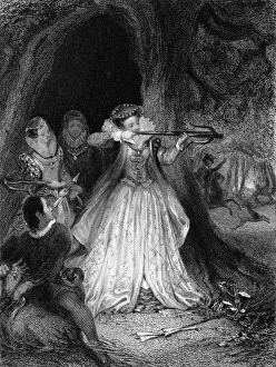 Images Dated 1st February 2018: ELIZABETH I W / CROSSBOW