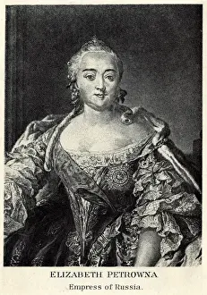 Tsarina Prints: Elizabeth Petrovna - Empress of Russia