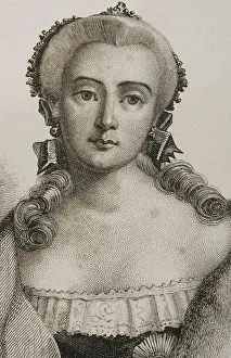 Vernier Prints: Elizabeth of Russia (1709-1762). Empress of Russia