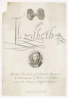 Script Gallery: Elizabeth Is Signature