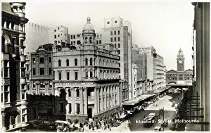 Flinders Prints: Elizabeth Street, Melbourne, Victoria, Australia