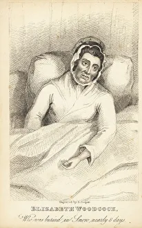 Memoirs And Anecdotes Prints: Elizabeth Woodcock, who was buried in snow nearly 8 days