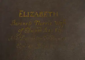 Stuart Prints: Elizabeth Wray, Baroness Norris, detail
