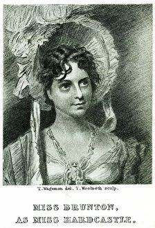 1810s Collection: Elizabeth Yates (nee Brunton), actress, as Miss Hardcastle