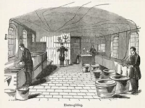 Elkingtons Electro-plate Factory, Birmingham 1844