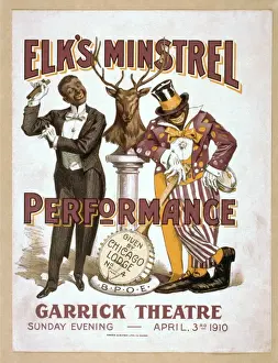 Minstrel Prints: Elks minstrel performance given by Chicago Lodge No. 4, BPO