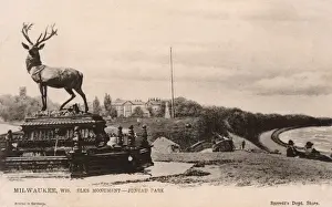 Protective Prints: Elks Monument, Juneau Park, Milwaukee, Wisconsin, USA