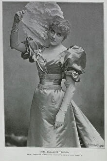 Satin Collection: Ellaline Terriss, actress, theatrical studio portrait
