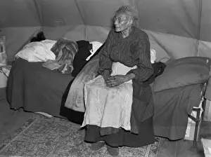 Flood Prints: Ellen McAllister, ninety-one years old, the oldest resident