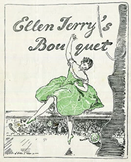 Ellen Collection: Ellen Terry's Bouquet at the Lyric Theatre, London