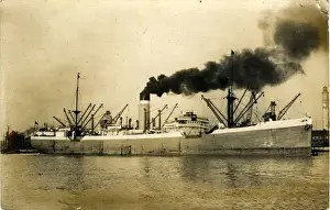 Sank Prints: Ellerman Line Steam Ship - City of Westminster, England