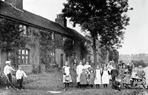 Bishops Prints: Ellestree Cottages, Bishops Itchington early 1900's