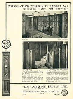Panels Prints: Elo Asbestos Panels Advertisement