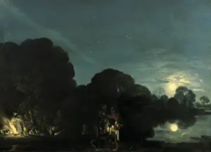 Fine Art Prints: ELSHEIMER, Adam (1578-1610). The Flight into