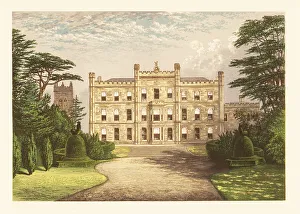 Regency Era Prints: Elvaston Castle, Derbyshire, England