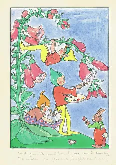 Elves Prints: Elves painting
