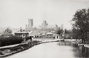Ely Cathedral, Cambridgeshire, from the river Ouse