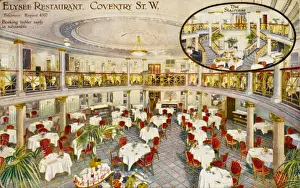 Stair Case Prints: Elysee Restaurant, Coventry Street, London