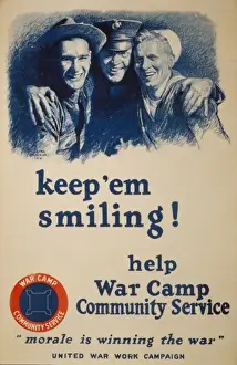 Keep em smiling! Help War Camp Community Service Morale is