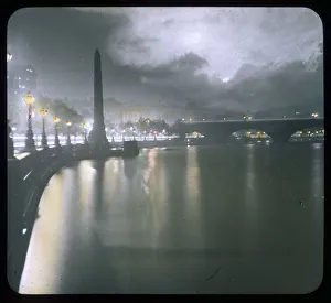 Cleopatra Collection: Embankment - Lantern Slide